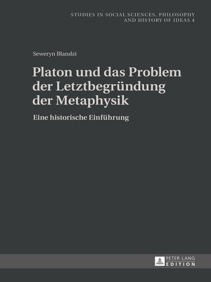cover image of Platon und das Problem der Letztbegründung der Metaphysik
